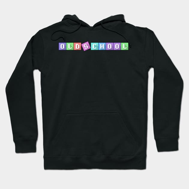 Old School Arcade Text Hoodie by ola shanna